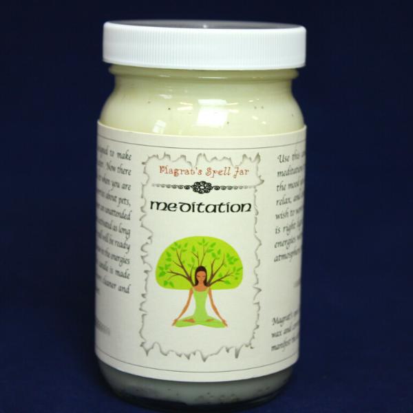 Meditation Spell Jar Candle