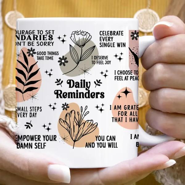 Daily Reminders Mug