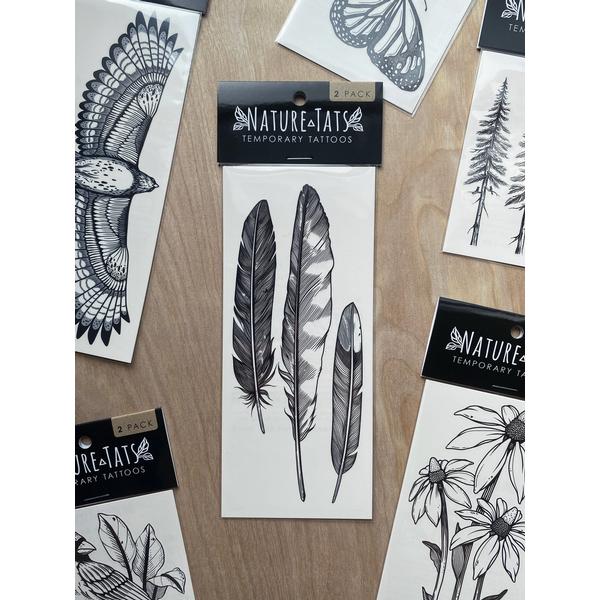 Feather Finds Temporary Tattoo Set