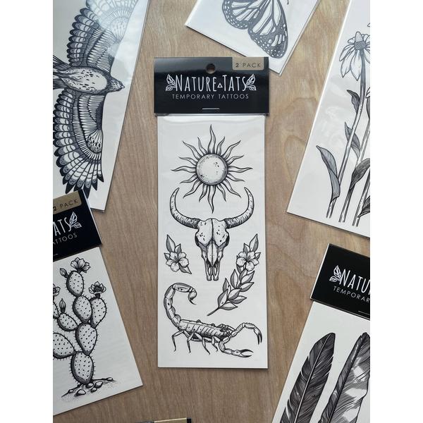 Sunlit South Temporary Tattoo Set