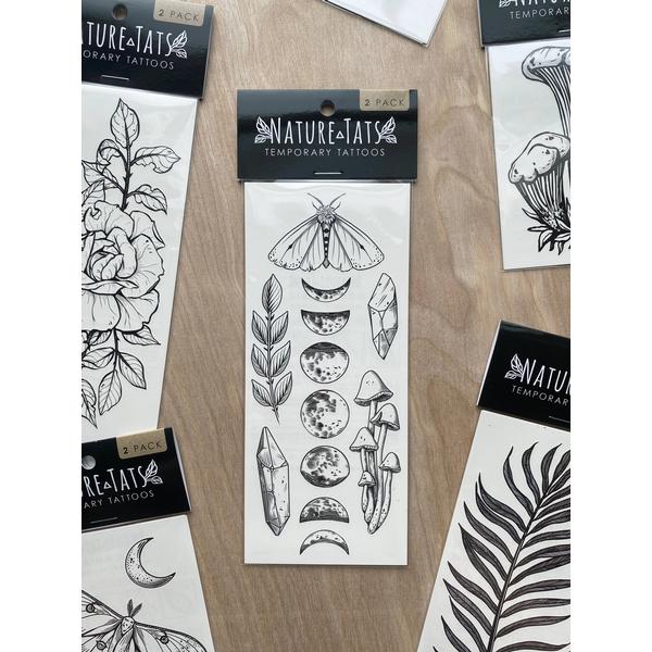 Moon Magic Temporary Tattoo Set