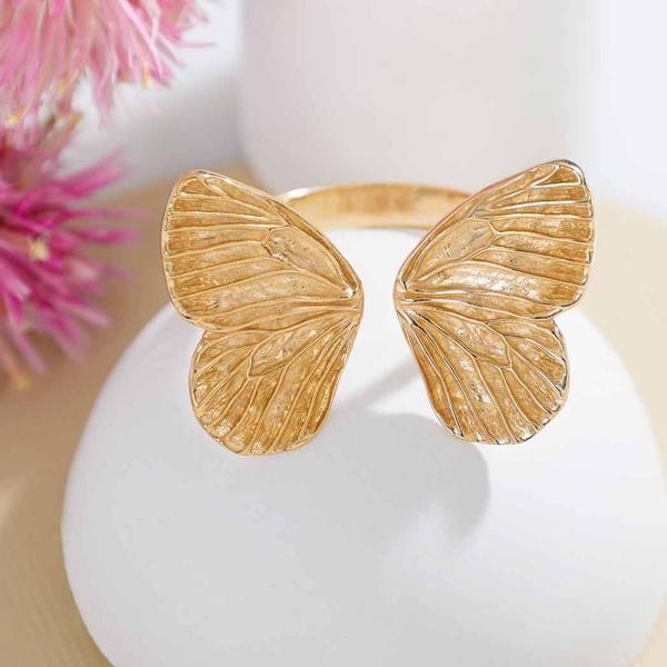 Bronze Butterfly Wing Adjustable Ring