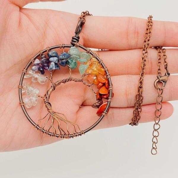 Chakra Tree of Life Pendant