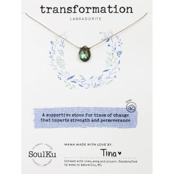SoulKu Love Necklace Labradorite
