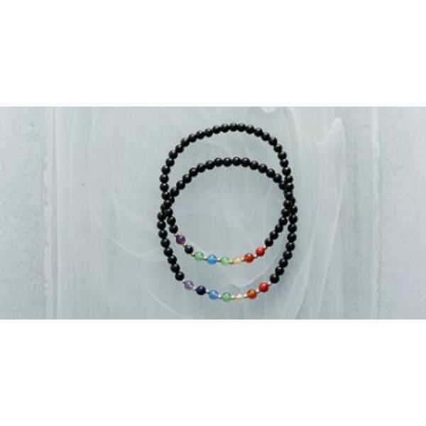 Mini 7 Chakra Bracelet - Gold