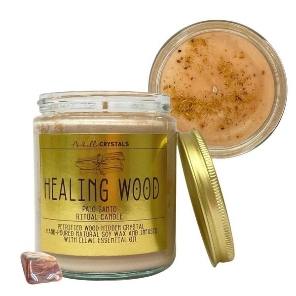 Healing Wood Palo Santo Jar Candle