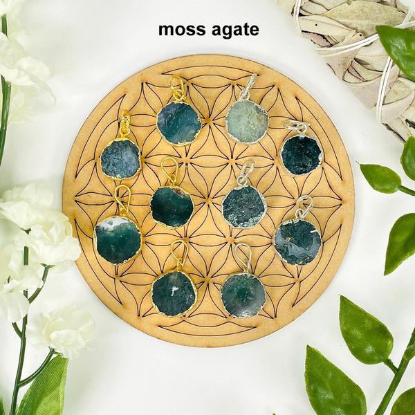 Moss Agate Pendant