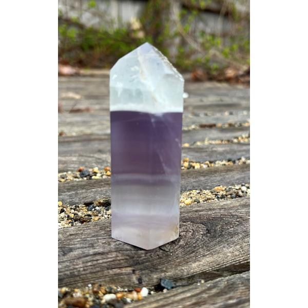 Purple Fluorite Point