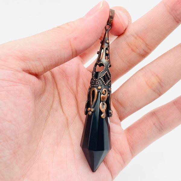 12 Sided Black Onyx Pendant