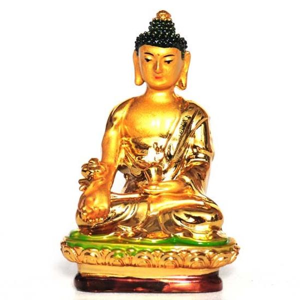 Gold Color Medicine Buddha Statue