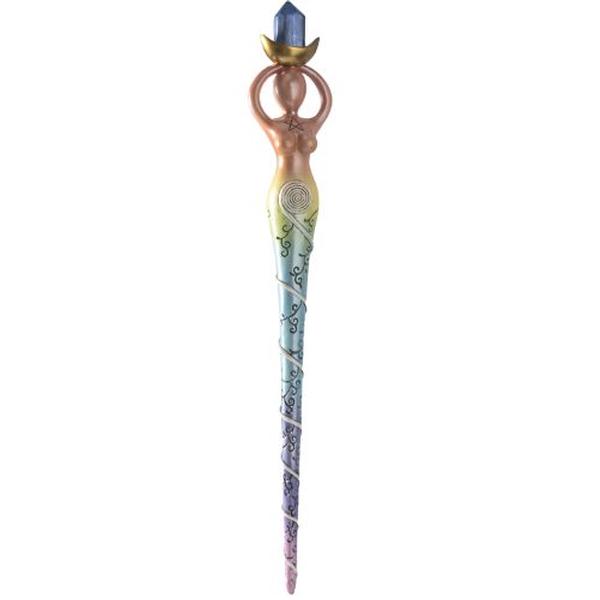 Large Spiral Goddess Wand