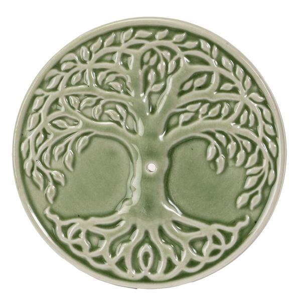 Ceramic Tree of Life Incense Burner