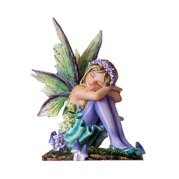 Small Fairy on Grass Statue