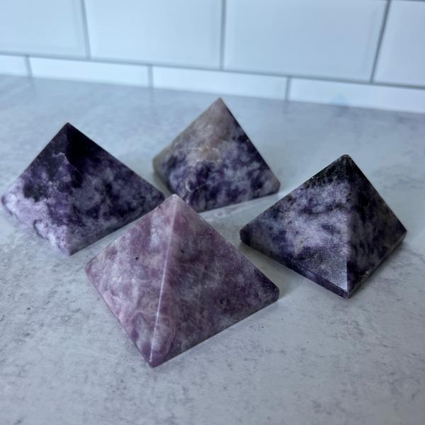 Lepidolite Pyramid