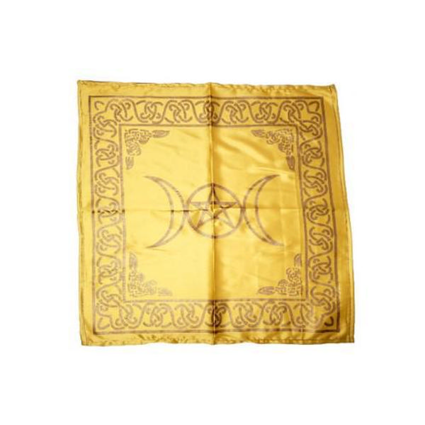 Triple Moon Altar Cloth Gold