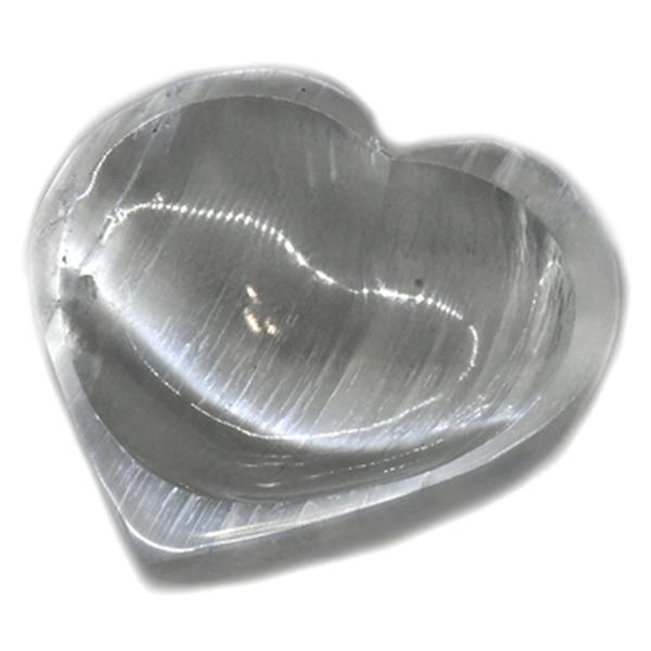 Selenite Heart Bowl