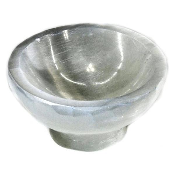 Selenite Bowl with Stand