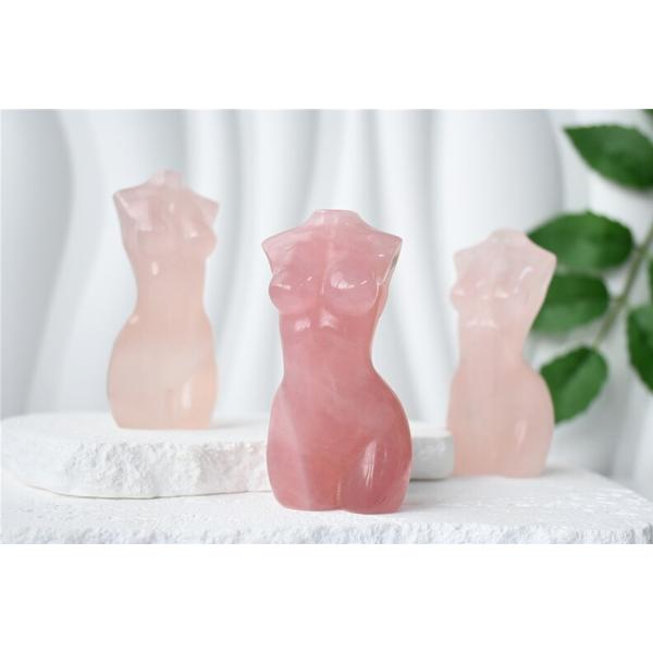 Rose Quartz Gemstone Goddess Body