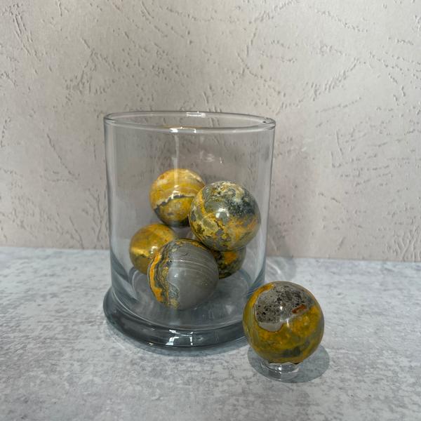 Bumblebee Jasper Sphere