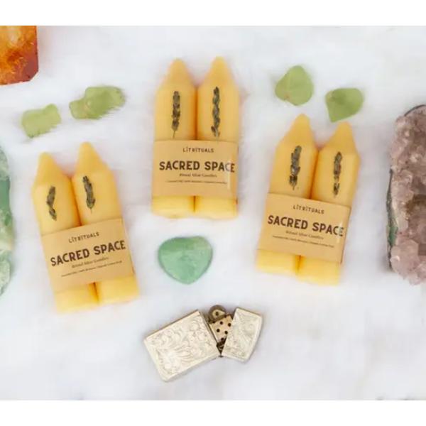 Small 'Sacred Space' Altar Candles
