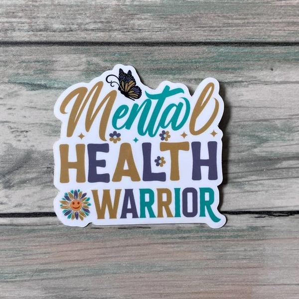 Mental Health Warrior Sticker