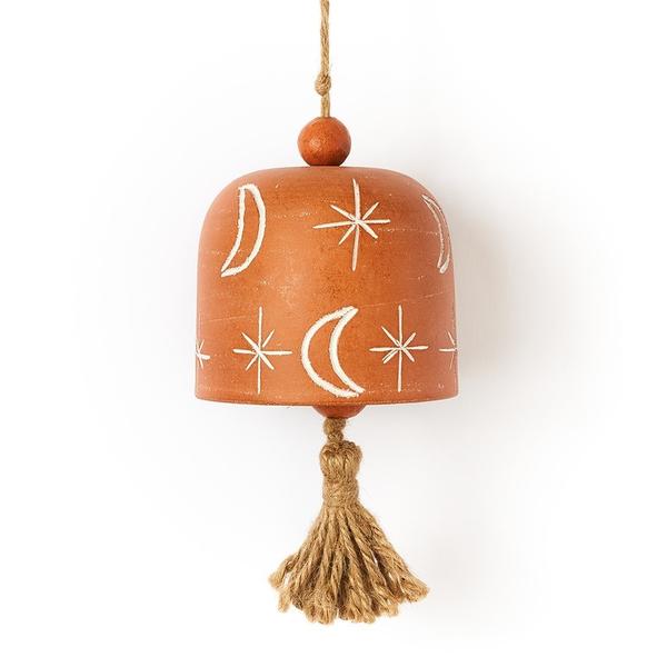 Terracotta Moon & Stars Chime