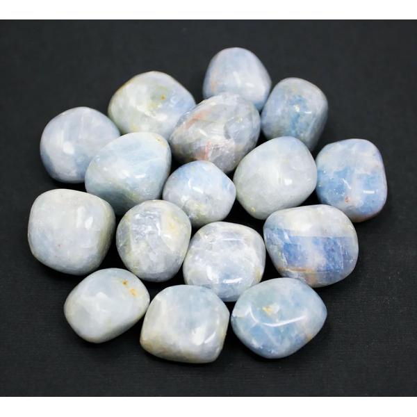 Tumbled Blue Calcite