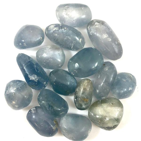 Tumbled Celestite