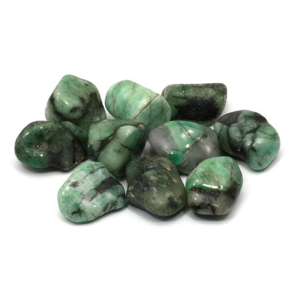 Tumbled Emerald