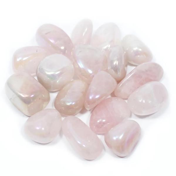 Tumbled Fantasy Rose Quartz