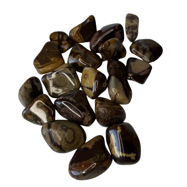 Tumbled Fudge Swirl Jasper