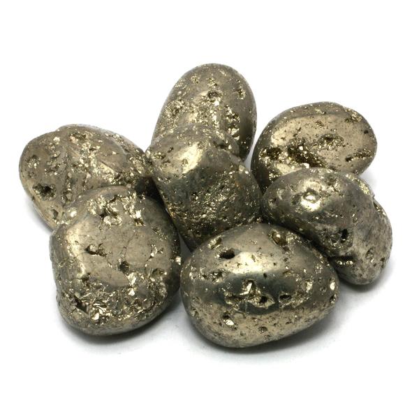 Tumbled Pyrite