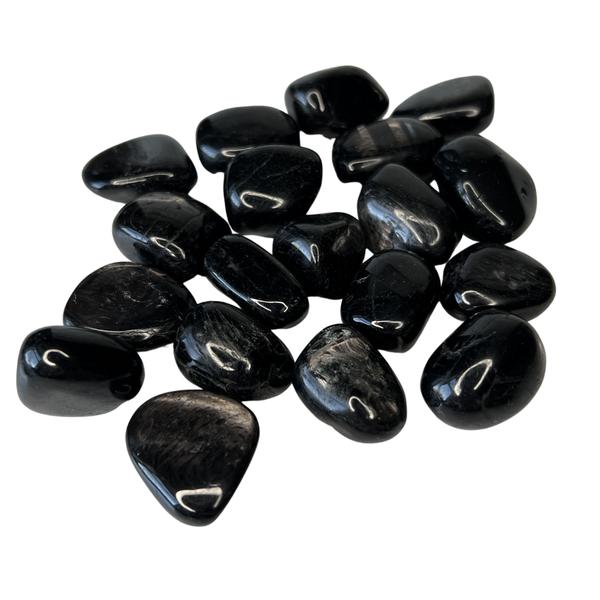 Tumbled Spectrolite in Stripe
