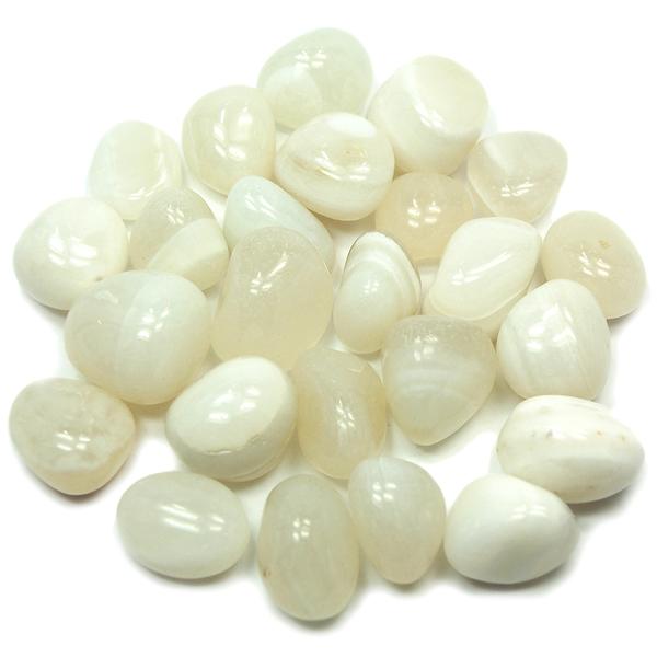 Tumbled White Agate