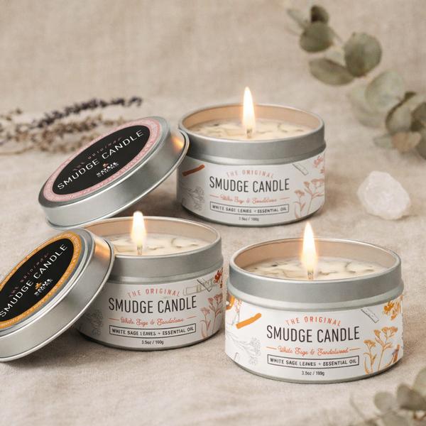 White Sage Smudge Candles