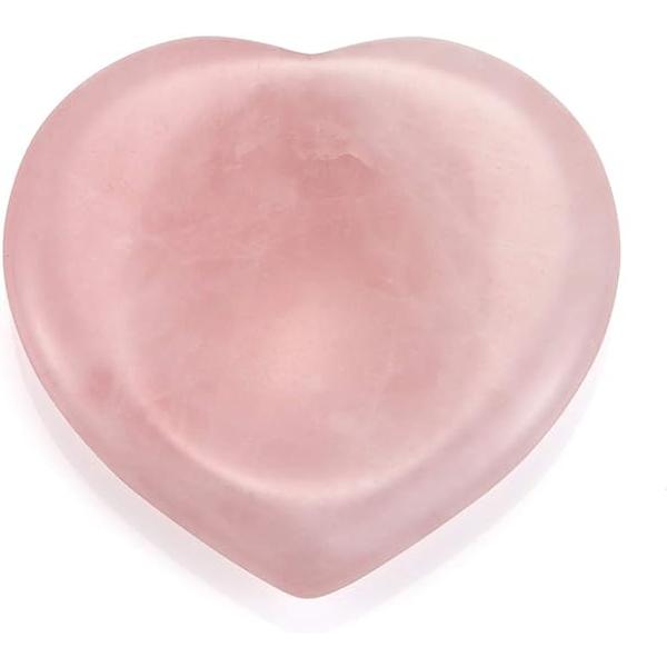 Rose Quartz Heart Shaped Worry Stone