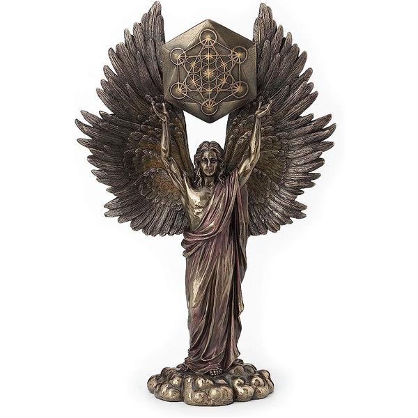 Metatron Holding Sacred Geometry Statue