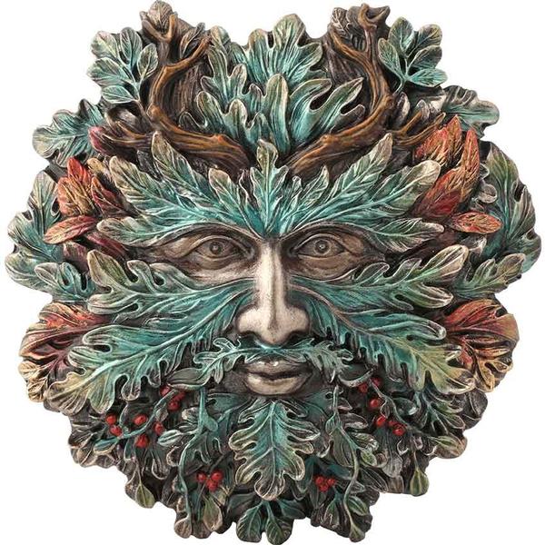 Winter Solstice Greenman Plaque
