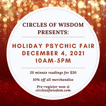 Holiday Psychic Fair - In Person Sessions * SOLD OUT *