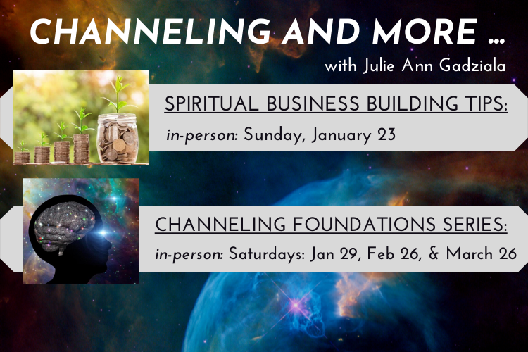 Upcoming (In-Person!) Workshops with Julie Ann Gadziala