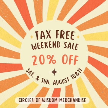 20% Off All Merchandise August 10-11