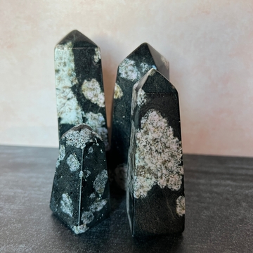 Pink Snowflake Obsidian