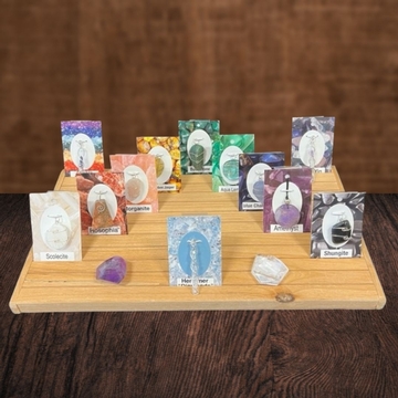 Wire Wrapped Crystal Pendants